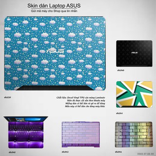 Skin dán Laptop Asus in hình Hoa văn sticker nhiều mẫu 39 (inbox mã máy cho Shop)