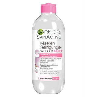 Nước tẩy trang Garnier All in1,100/125/400ml, hàng nội địa Đức