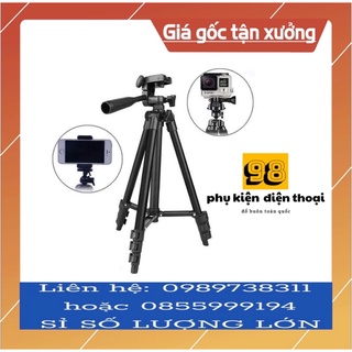 Giá đỡ điện thoại-kèm kẹp điện thoại 3 chân-điều khiển remote tương thích với nhiều dòng máy