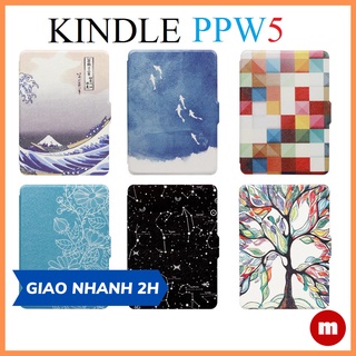 [PPW5] Bao da Cover bảo vệ cho Kindle Paperwhite 5 - Họa tiết sống động, ốp sau TPU