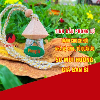 Tinh dầu Phong Lữ treo xe ô tô - CANIFO có kiểm định COA -Lọ treo xe, treo tủ quần áo, treo thơm phòng, khử mùi hiệu qủa