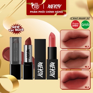 [Ver Noir] Son thỏi siêu lì, mịn mượt Hàn Quốc Merzy The First Lipstick