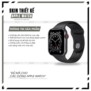 Miếng Dán Skin Apple Watch Camo Black |SK_AWCAMO01| Chất Liệu Film 3M Cao Cấp, Khuôn Cắt CNC, Dễ Dán Tại Nhà
