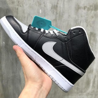 ( Ảnh chụp tại shop) Giày thể thao sneaker Unisex cổ cao đen trắng
