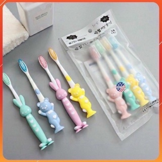 SÉT 4 bàn chải đáng răng cho bé (bộ 4 chiếc)