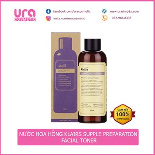 Nước hoa hồng cho da nhạy cảm Klairs Supple Preparation Facial Toner