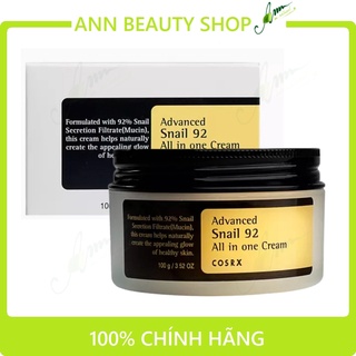 Kem dưỡng COSRX Advanced Snail 92 All In One Cream 100ml