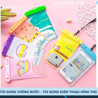 Túi Chống Nước Điện Thoại Trong Suốt - Dây Treo (Màu ngẫu nhiên)