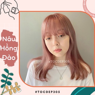 Thuốc nhuộm tóc màu Nâu Hồng Đào + tặng kèm oxi