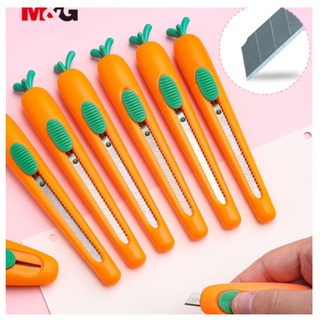 Dao Rọc Giấy Mini Lưỡi Ngắn Và Lưỡi Dài 9mm Hình Củ Cà Rốt M&amp;G