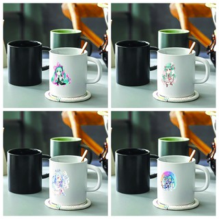 Ly cốc sứ in hình Miku Hatsune anime chibi