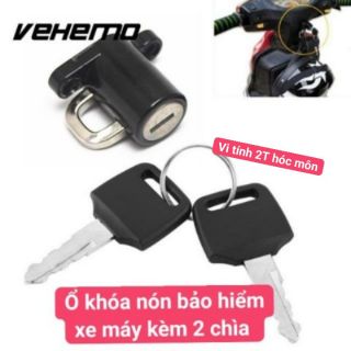 Ổ khóa nón bảo hiểm kèm 2 chìa khóa