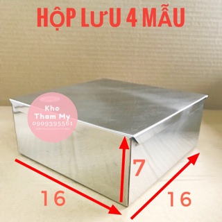 HỘP LƯU 4 MẪU INOX