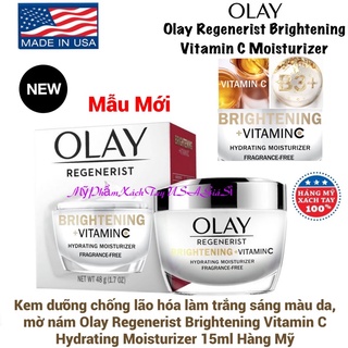 [HàngMỹ]Kem dưỡng trắng sáng màu da Olay Regenerist Brightening Vitamin C Moisturizer 48g