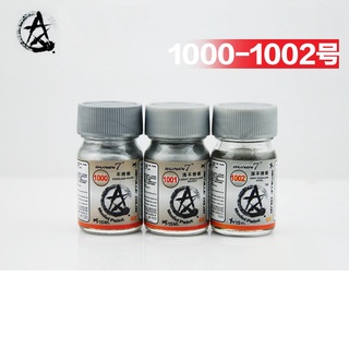 Sơn bóng màu Silver thép không rỉ 1000-1002 15ml  gốc dầu Sunin 7 - Sơn Mô Hình