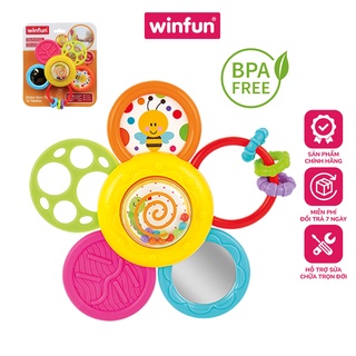 Xúc Xắc Gặm Nướu Hình Bông Hoa Chính Hãng Winfun 0776 an toàn cho bé
