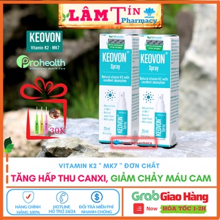 KEOVON VITAMIN K2 MK7 TỰ NHIÊN HẾT CHẢY MÁU CAM, HẤP THU CANXI DẠNG XỊT CHÍNH HÃNG { TẶNG QUÀ CHẤT }