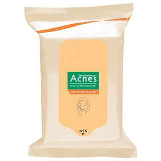 Khăn Tẩy Trang Và Lau Mặt Acnes Make Up Remover Sheet (20 Miếng)