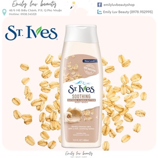 Sữa tắm yến mạch và bơ Bea Butter St.Ives 400ml