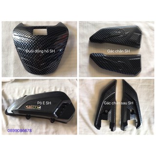 SH 2017, 2018, 2019 Ốp carbon, cacbon, phụ kiện, đồ chơi, trang trí, bảo vệ xe máy Honda SH Việt