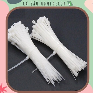 Dây Rút Dây Lạc Nhựa 15cm Dùng 1 Lần Set 100 Cái - Giao Màu Ngẫu Nhiên