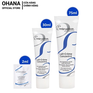 Kem Dưỡng Ẩm, Sáng Bóng, Siêu Phục Hồi Da Embryolisse Lait Creme Concentre (2ml/30ml/75ml)