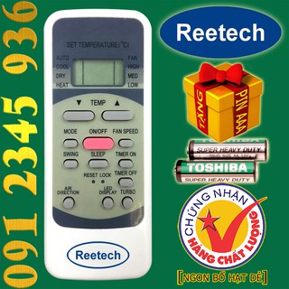 Remote Điều khiển Điều hòa Máy lạnh Reetech "HÀNG ĐẸP". (Mẫu số 1)