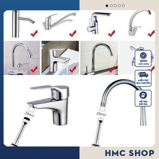 Vòi nước tăng áp xoay 360 dộ Tubo