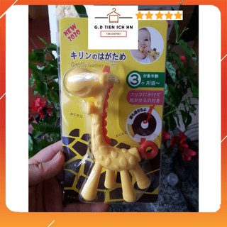 Gặm nướu hươu vàng an toàn cho bé - Vỉ vàng Made in Japan