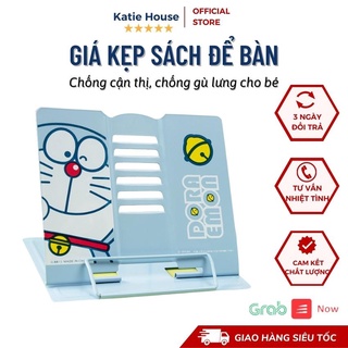 Giá Đỡ Kẹp Sách Để Bàn Chống Cận Chống Gù Cho Bé Katie House, Màu Sắc Tươi Sáng, Kim Loại Chắc Chắn