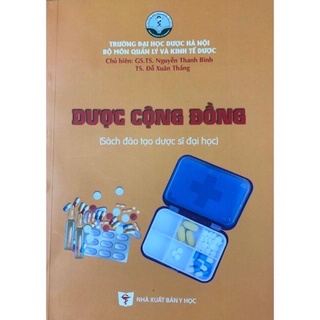 Sách Dược cộng đồng (Sách đào tạo dược sĩ đại học)