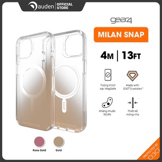 Ốp lưng chống sốc Gear4 D3O Milan Snap 4m hỗ trợ sạc hỗ trợ sạc không dây cho iPhone 13 series
