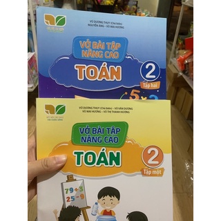 Combo 2 vở bài tập nâng cao toán 2 -kết nối