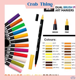Bút Tombow Dual Brush 96 màu - Tông hồng tím