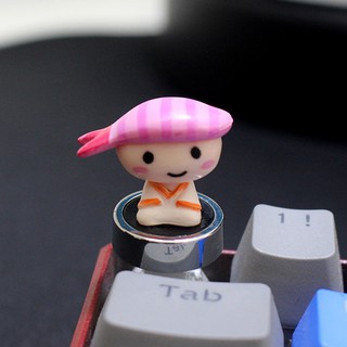 Keycap Lẻ cậu bé sushi cực cute ( keycap resin độc lạ )( Keycap Artisan )