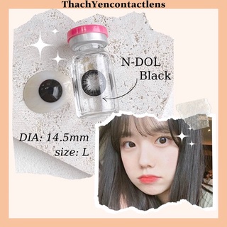 Lens Mắt Cận Đen N-Dol Kính Áp Tròng Hàn Quốc