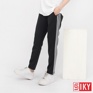 Quần Thể Thao Nam Nữ Dài 3 Sọc Ống Xuông - SIKY