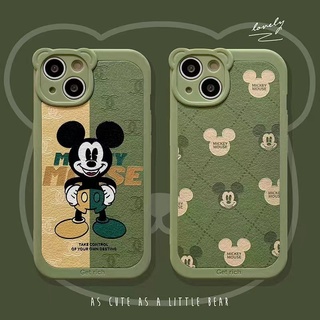 Ốp điện thoại thích hợp Mickey cho iphone 13 Pro Max i13 13pro 11ProMax i11 iX Xs XR Xs Max 7plus 8plus 12Pro 12 Pro Max