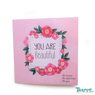 Thiệp vuông basic beautiful everyday
