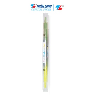 Bút dạ quang 2 đầu Flexoffice FO-HL08 - Mực đạt tiêu chuẩn châu Âu