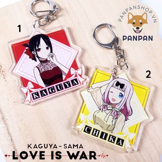 Móc Khoá Anime Mica Acrylic Kaguya-sama: Love Is War Váy Dạ Hội (6CM)