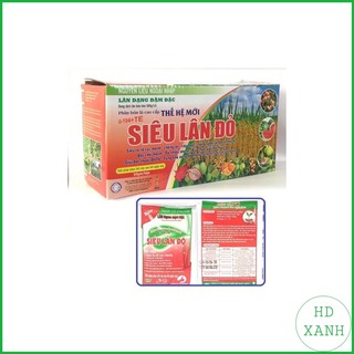 phân bón đậm đặc, cao cấp thế hệ mới siêu lân đỏ, gói 20ml