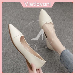 Giày Cao Gót Kiểu Dáng Vintage Xu Hướng Đơn Giản LNB2