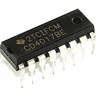 10 con IC CD4017 4017
