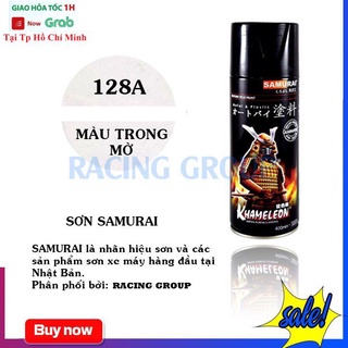 Sơn Xịt Xe Máy Chính Hãng Samurai 128A Trong Mờ - Màu Đẹp Bám Dính Cực Cao