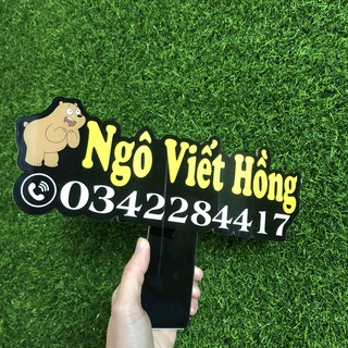 Bảng hiệu cầm tay in theo yêu cầu