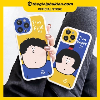 Ốp iphone - Ốp lưng iphone cạnh vuông viền camera Sumo Couple dành cho ip 6 đến 14promax - G29