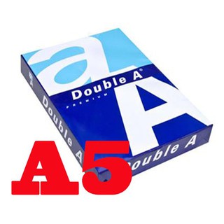 [Sỉ &amp; Lẻ] Giấy in A5 Double A 70g - Thái Lan Chính Hãng (500 tờ/1RAM)