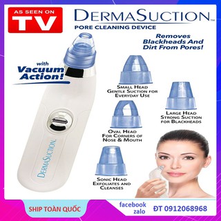 MÁY HÚT MỤN CAO CẤP DERMASUCTION 4 IN 1