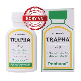 Khử mùi hôi chân, hôi nách Trapha - Loại 30g